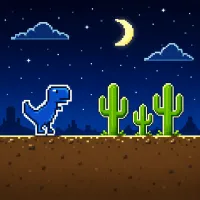 Night T-Rex Runner Game